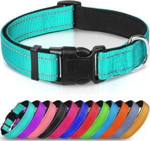 Reflective Dog Collar; Soft Neoprene Padded Breathable Nylon Pet Collar Adjustable for Medium Dogs (Color: Brown, size: X-Small (Pack of 1))
